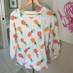 Long sleeved pineapple shirt from loft
